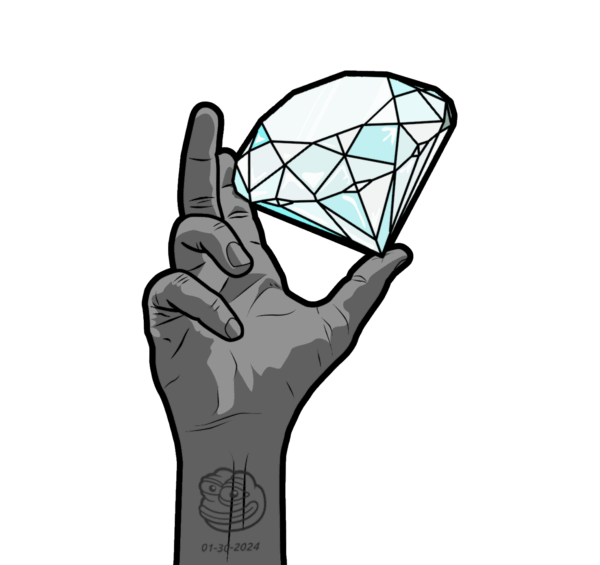 diamond gray hand