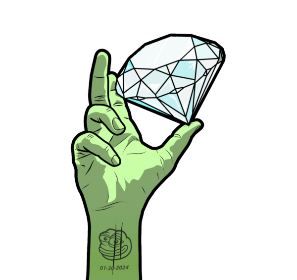 diamond light green marker