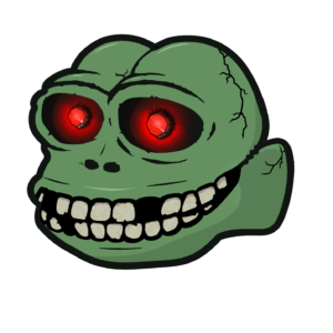 green skull marker