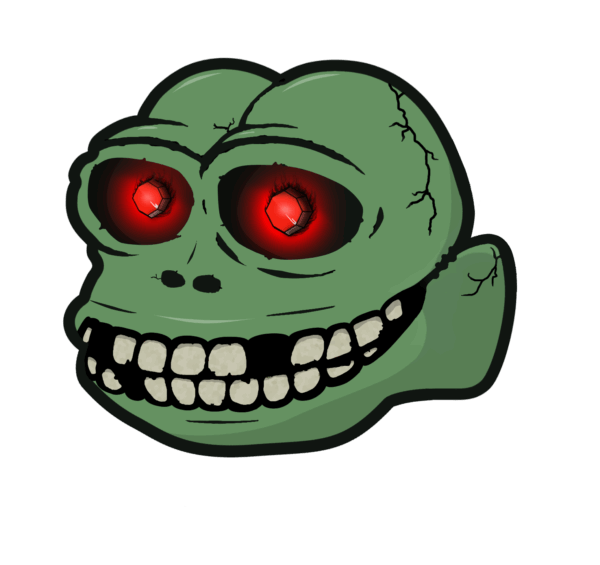 green skull marker